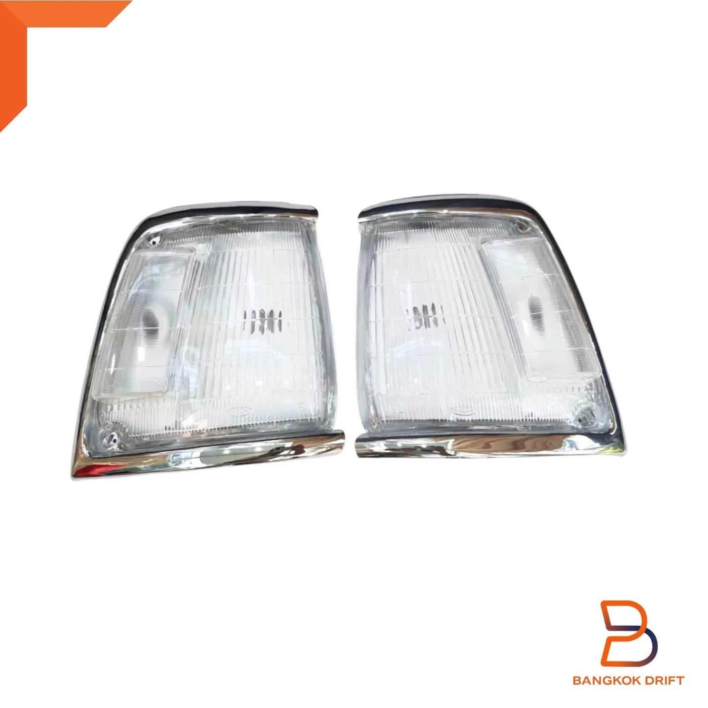 Chrome White Turn Signal Light Blinker Lamp for Toyota Hilux (1988-2005)