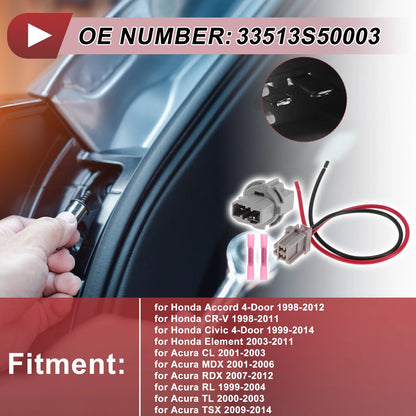 Parking Light Socket Wiring for Honda Accord 4-Door (1998-2012)