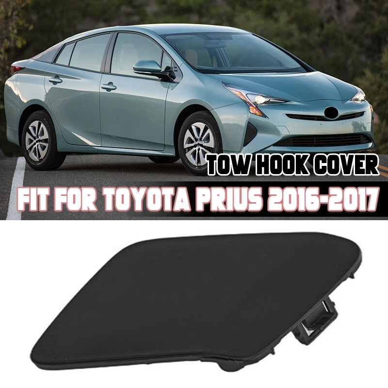 Left Front Bumper Tow Hook Eye Cap Cover for Toyota Prius (2016-2017)