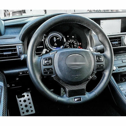 Real Carbon Steering Wheel Lower Cover Trim For 15-2020 LEXUS RC350 200T RC F