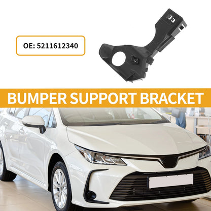 Front Bumper Support Bracket for Toyota Corolla (2002-2007) - 1 Pc Black
