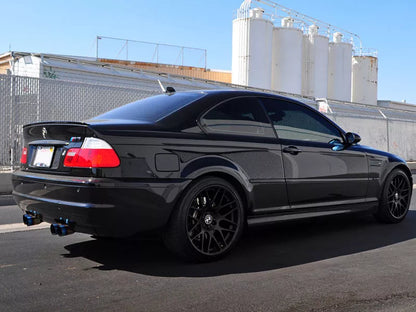 Boot Lip Spoiler for BMW E46 Sedan Coupe M3 Black Sapphire (2000-2006)