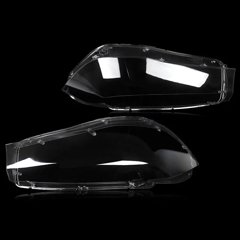 2 x Headlight Lens Covers for BMW X5 X6 F15 F16 (2014-2018)