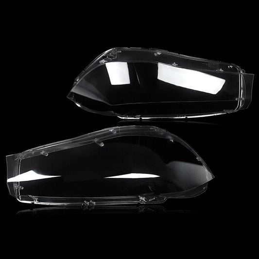 2 x Headlight Lens Covers for BMW X5 X6 F15 F16 (2014-2018)