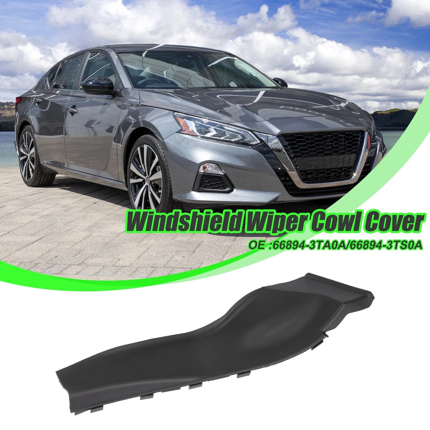 Cowl Extension Trim Cover for Nissan Altima Sedan (2013-2015)