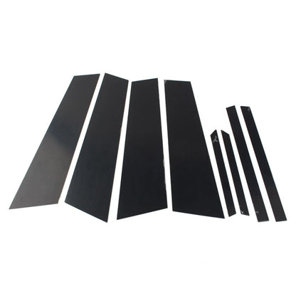 Bright Black Car Door Window Pillar Post Cover Trim for BMW X2 F39 (2018-2021)