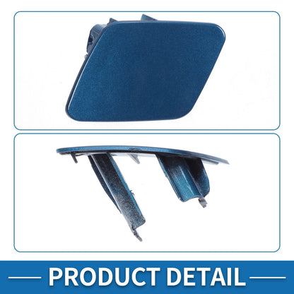 Front Left Bumper Headlight Washer Nozzle Cover for BMW 1 Series Blue