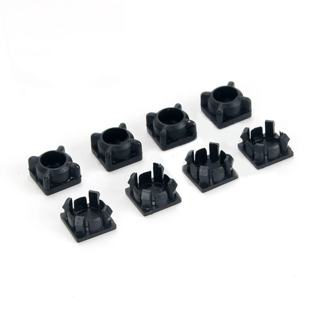 8 Pcs Rubber Feet Screw Covers for Playstation 2 PS2 Console
