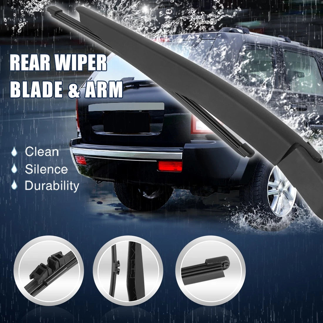 Rear Wiper Blade Arm Set for Ford Explorer (2013-2019) 11 Inch 285mm