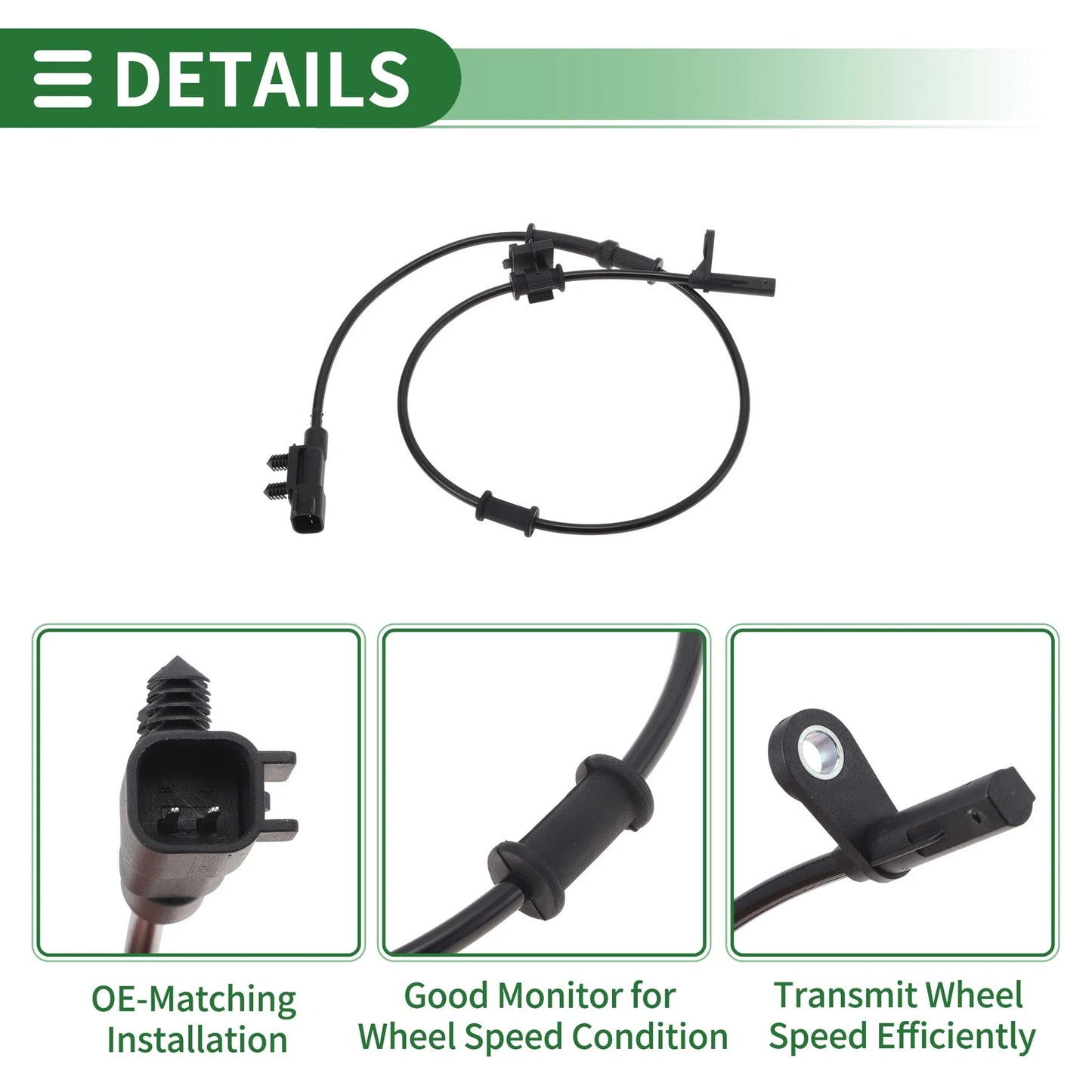 ABS Wheel Speed Sensor for Dodge Challenger Rear Right