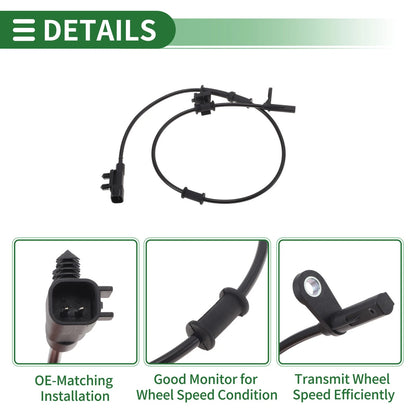 ABS Wheel Speed Sensor for Dodge Challenger Rear Right