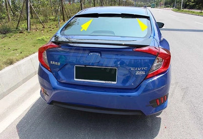 Rear Roof Factory Style Spoiler Wing for Honda Civic 2016-2021 4DR Sedan ABS