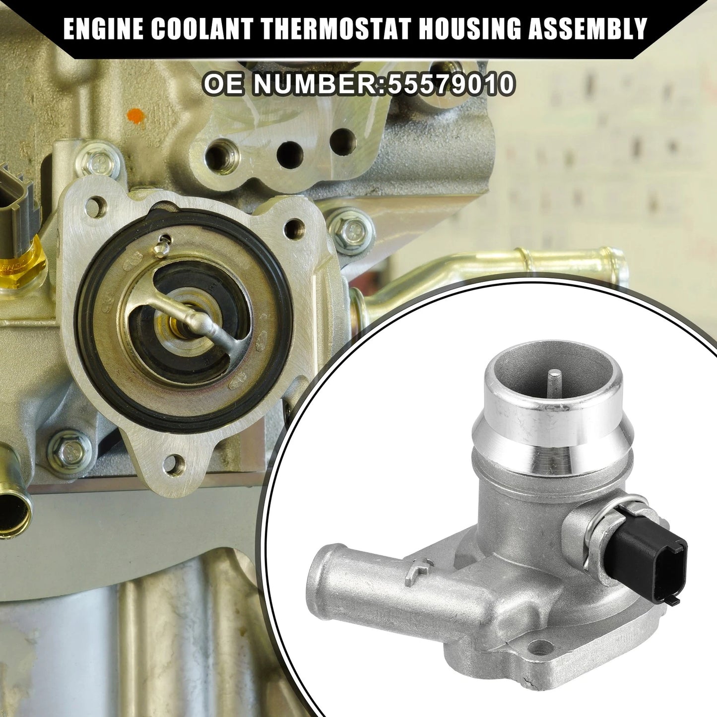 Thermostat Housing Assembly Aluminum for Chevrolet Trax (2013–2019)