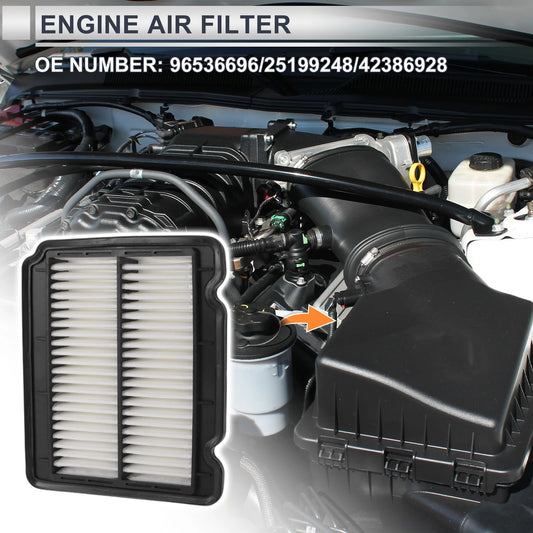 1 Pcs Car Engine Air Filter for Chevrolet Aveo 1.6L (2004 - 2011)