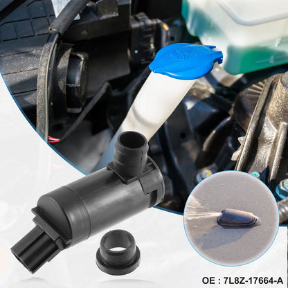 Windshield Washer Pump for Ford Escort & Escape - Plastic Black (2000-2007)