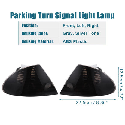 Pair Gray Turn Signal Light for BMW E46 3 Series (1999 - 2001)