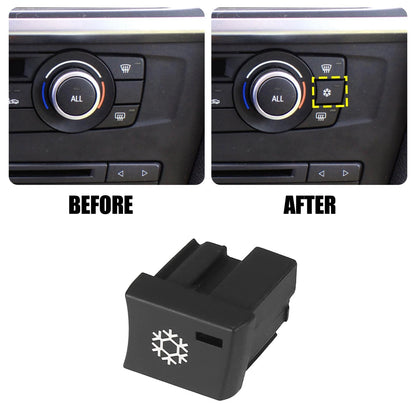 Snowflake Climate Control Button for BMW 1 3 Series X1 (2006-2019)