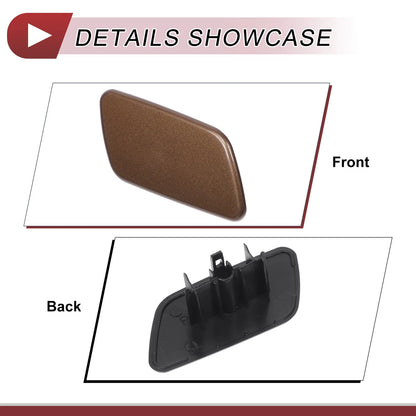 Front Right Washer Nozzle Cover for Subaru Forester (2018-2021) Brown