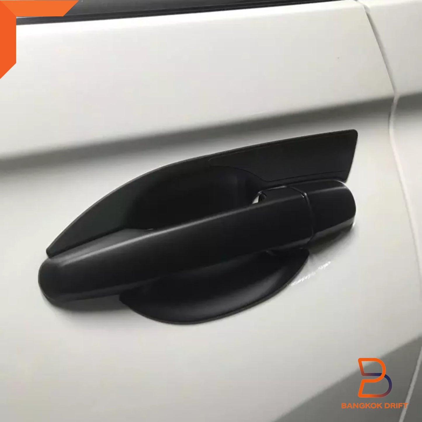 Matte Black Door Handle Cover Trim for Mitsubishi Triton Ute, Pajero Sport (05-23)
