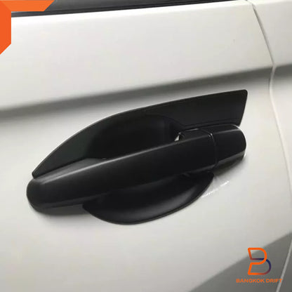 Matte Black Door Handle Cover Trim for Mitsubishi Triton Ute, Pajero Sport (05-23)