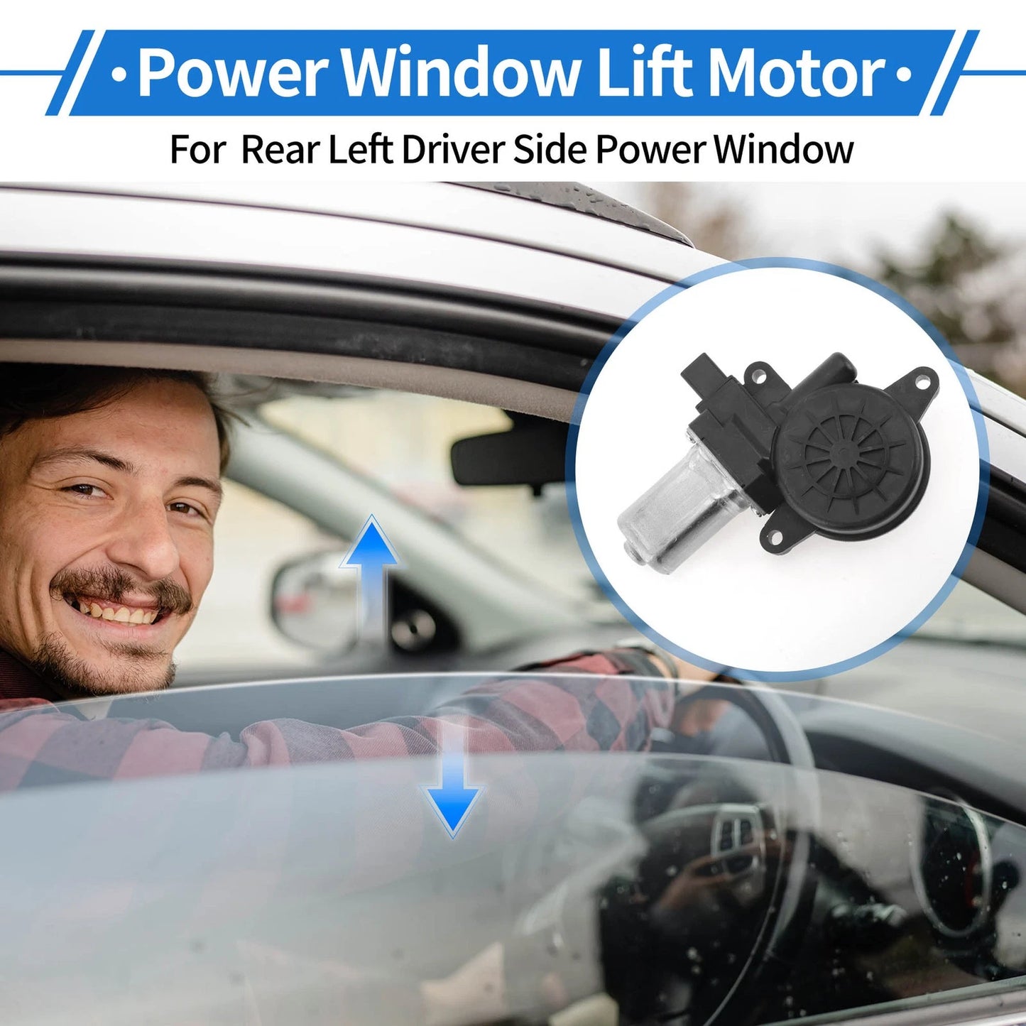 Power Window Regulator Lift Motor for Mazda 2 Hatchback (2011-2014)