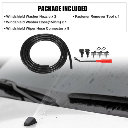 13pcs Front Windshield Washer Nozzles for Nissan Armada (2004-2015)