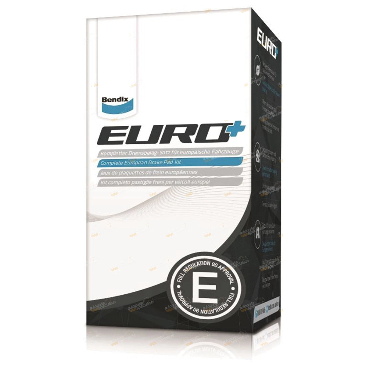 Euro Rear Disc Brake Pad Set for BMW 740iL/750iL E38 (1995 - 2001)