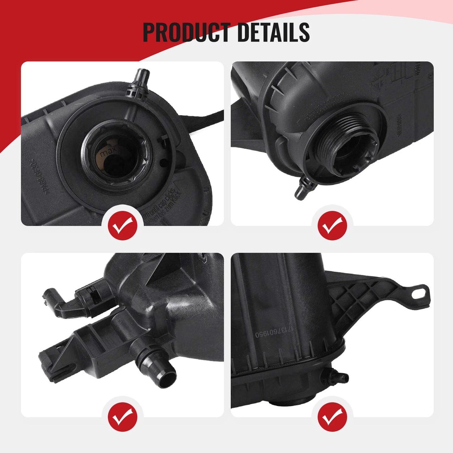 Expansion Tank with Sensor for BMW F10 528i 5 Series 3.0L Petrol (2010-2011)