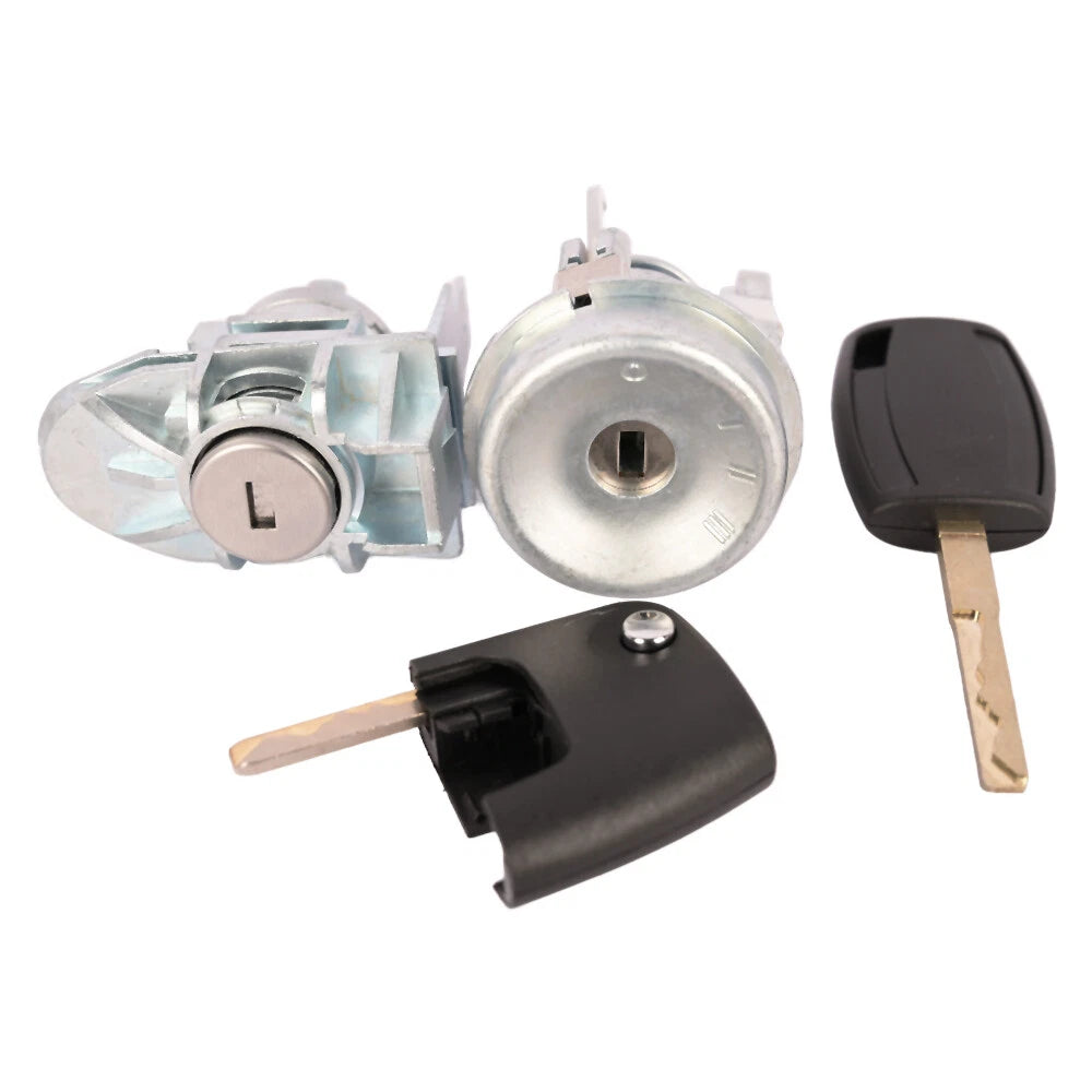 Ignition Switch & Door Lock Cylinder W/2 Keys for 11-19 Ford Fiesta (2011–2019)