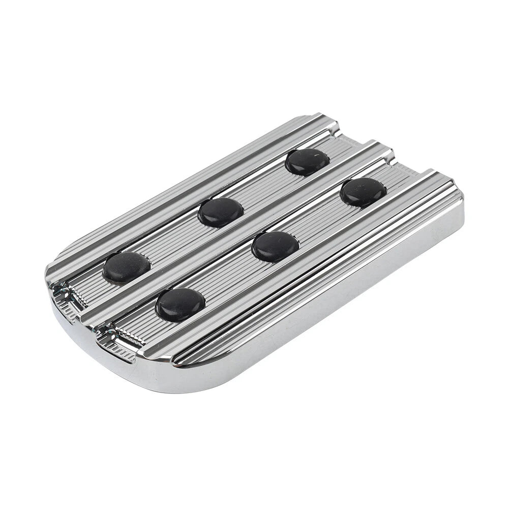Chrome Large Brake Pedal Pad for Harley Touring Street Road Glide Softail (2014-2023)