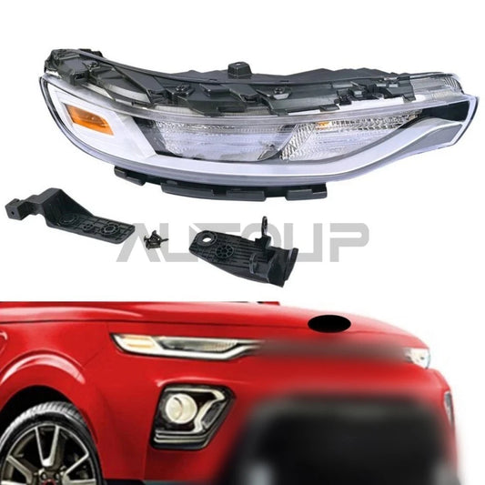 2 x Halogen Headlight for Kia Soul (2020–2021)