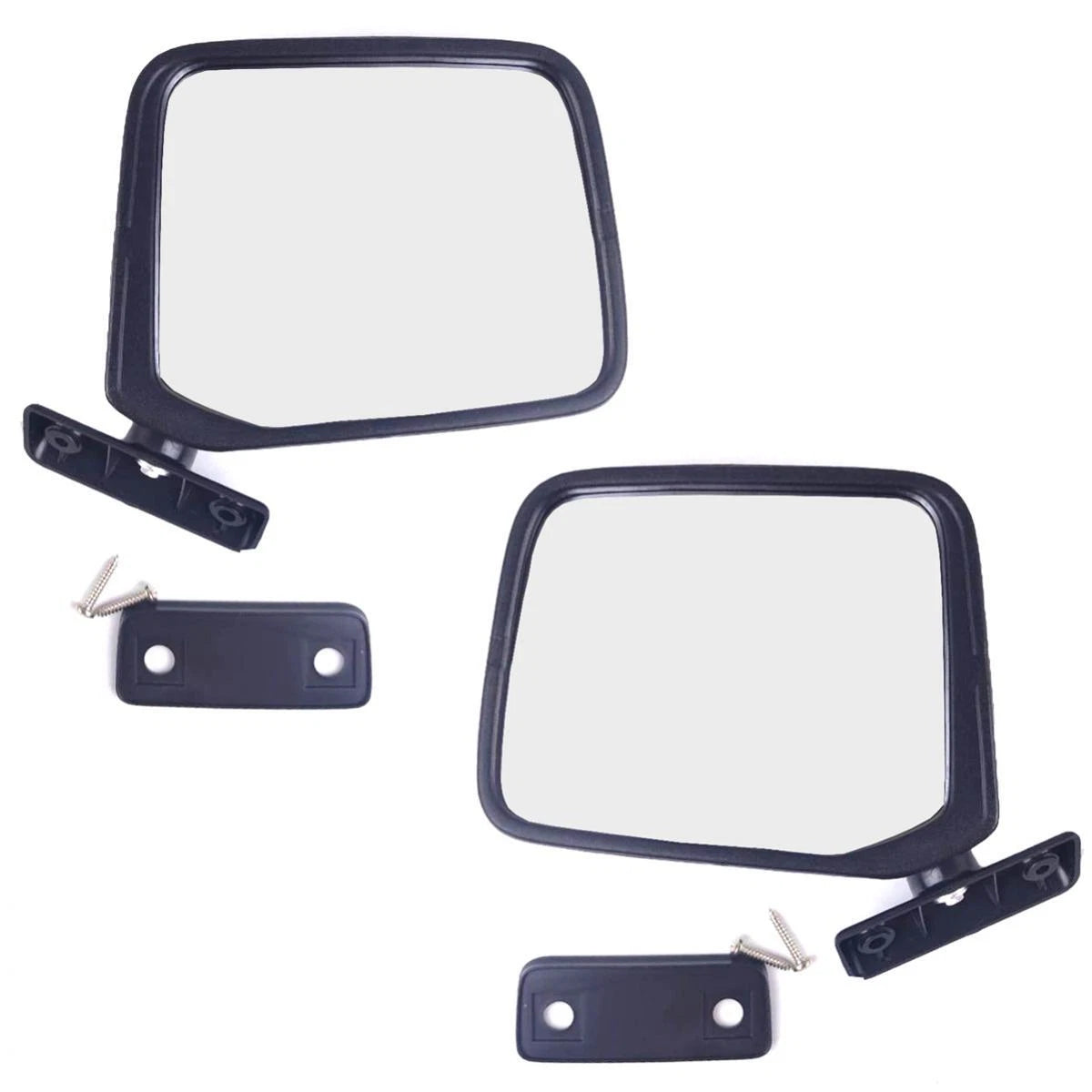 Side Door Mirror Black Pair Fits Datsun Nissan 720 SD23 Pickup UTE 1980-86 D06