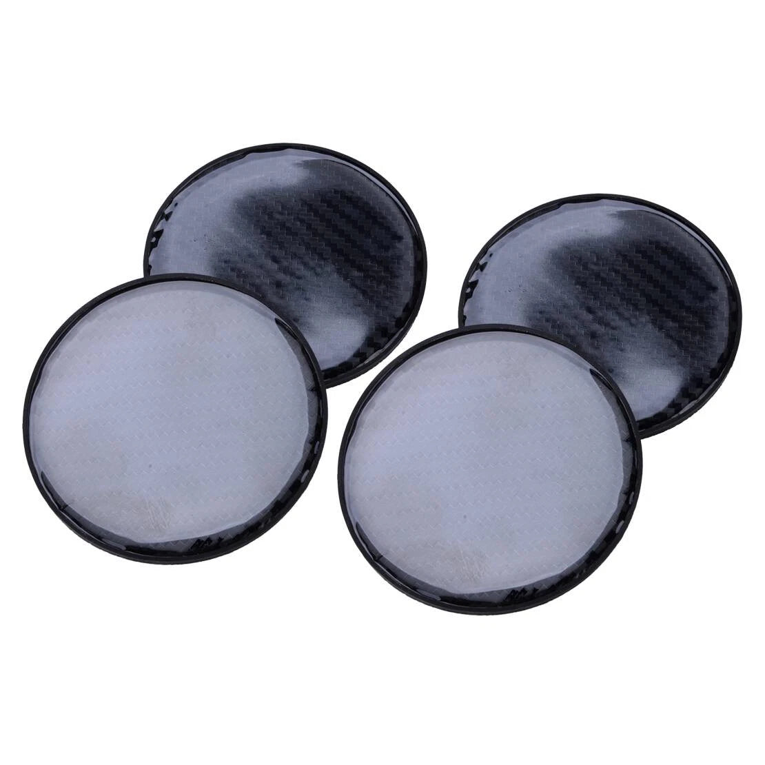 4 x Carbon Fiber Center Console Cup Holder Mats for Lexus
