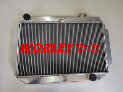 3 Row Alloy Radiator & 12" Fans for Holden Kingswood HQ-HZ (1971-1980)
