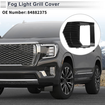 1 Pc Front Left Fog Light Grill for GMC Yukon (2021 - 2023)