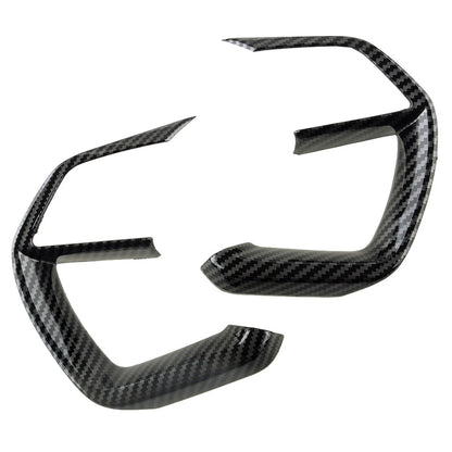 Carbon Fiber Steering Wheel Button Frame Trim for Hyundai Elantra (2022)