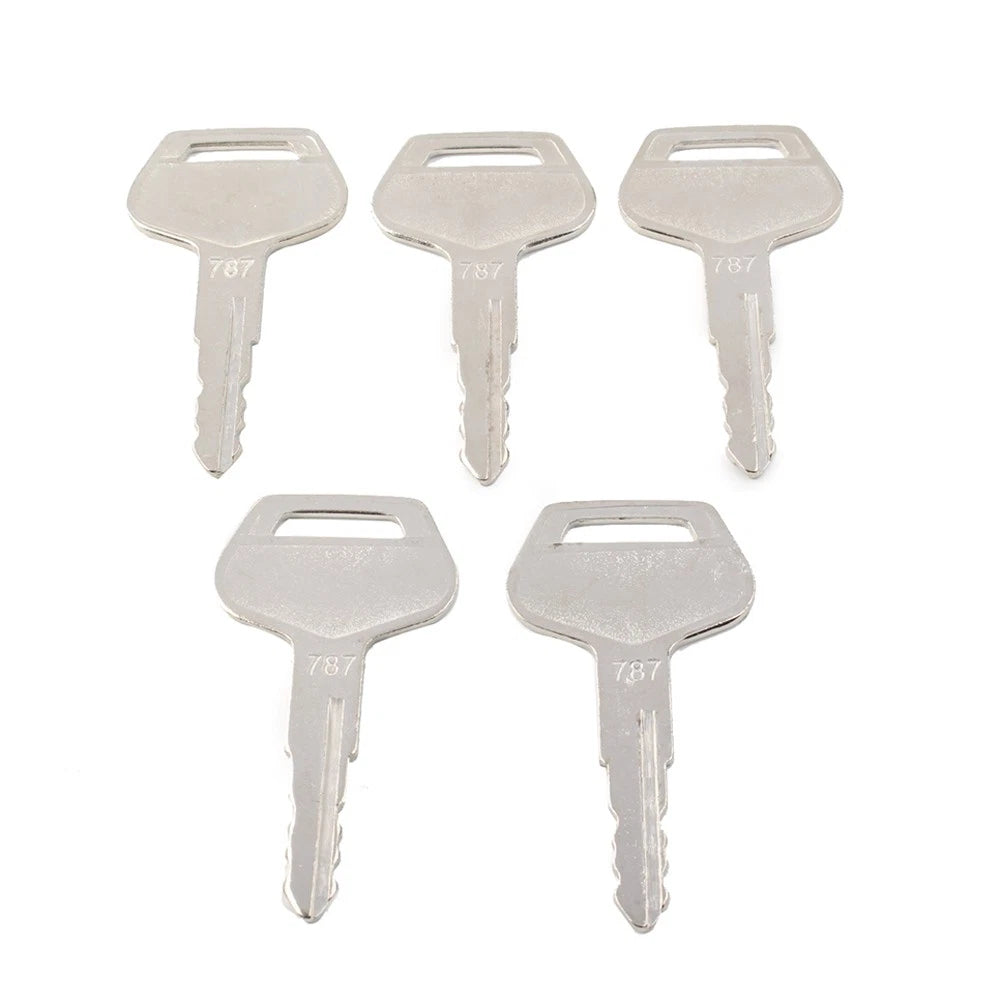 5 x Ignition Keys Metal for Komatsu Excavator Dozer Loader