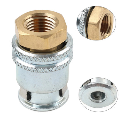 Lock on Air Chuck for Large Bore Valve Heavy Duty Tire Chuck (Fits Various Models)