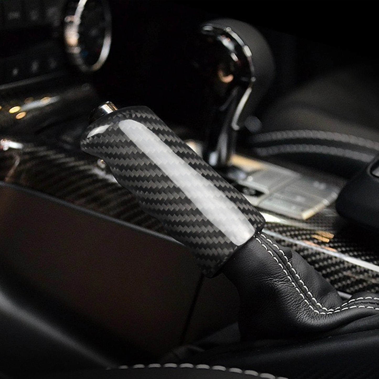 1x Handbrake Trim Cover for Benz W463 AMG (2004-2018) Carbon Fiber
