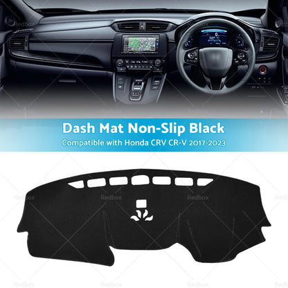 Dash Mat for Honda CR-V 2017-2023 SUV Dashboard Cover Black Non-Slip