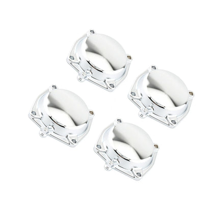 4 x Chrome Carburetor Diaphragm Top Cap for YAMAHA V-Max 1200 (1994-2007)