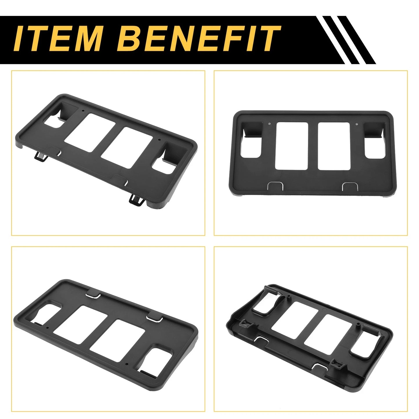 Front Bumper License Plate Bracket Holder for Ford F-150 (2006-2008)