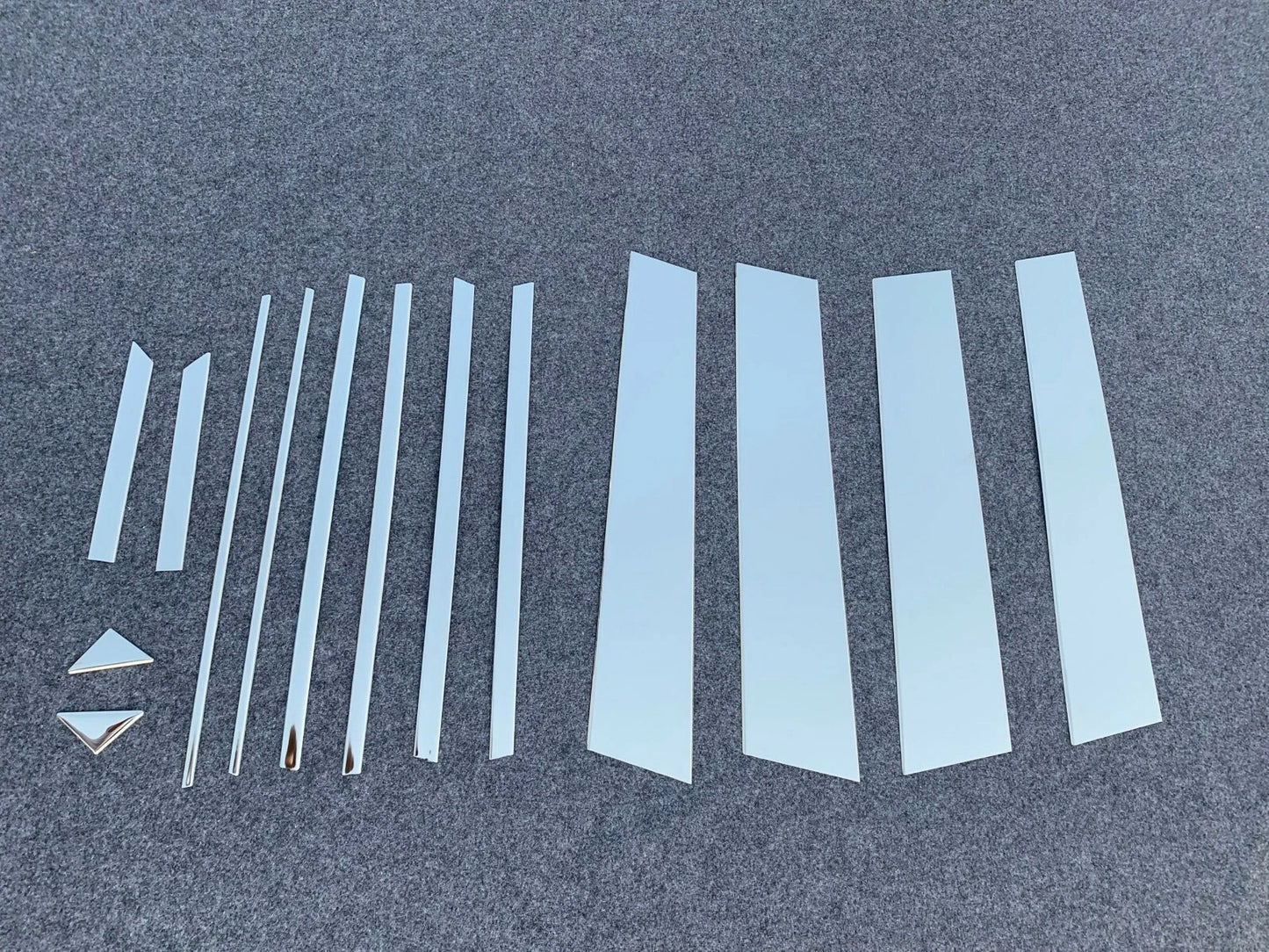 Steel Side Window Pillar Trim Cover for 2019-2023 Toyota RAV4