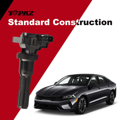 2 x Black Ignition Coils for Mitsubishi Lancer (2004-2005) 2.0L Turbo