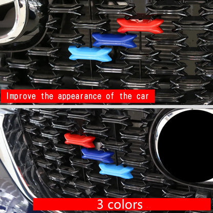 6PCS 3 Colors Front Mesh Grille Decor Cover Trim Mazda CX-5 (2022–2023)