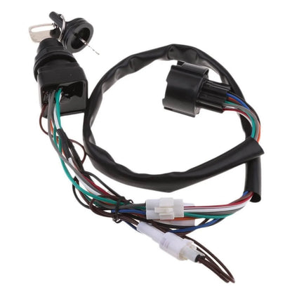 Ignition Key Switch Assembly for Suzuki Outboard Engine 37110-93J00/93J01
