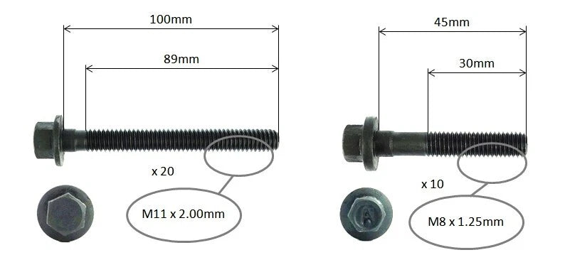 Head Gasket+Head Bolts 2 x for Holden Commodore VZ LS2 (2004–2006)