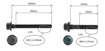 Head Gasket+Head Bolts 2 x for Holden Commodore VZ LS2 (2004–2006)