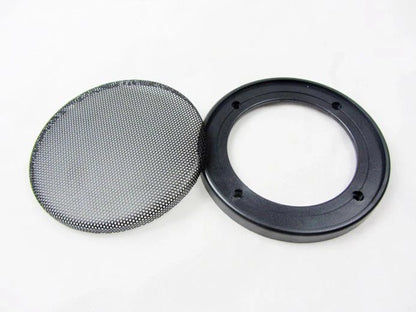 2x 4" inch Tweeter Audio Speaker Cover Circle Metal Mesh Grille Cover Trim