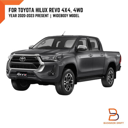 5" Rocco Silver Fender Flares for Toyota Hilux Revo (2020-2023)